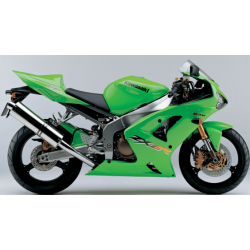 STICKER SET KAWASAKI ZX-6R YEAR 2000 GREEN