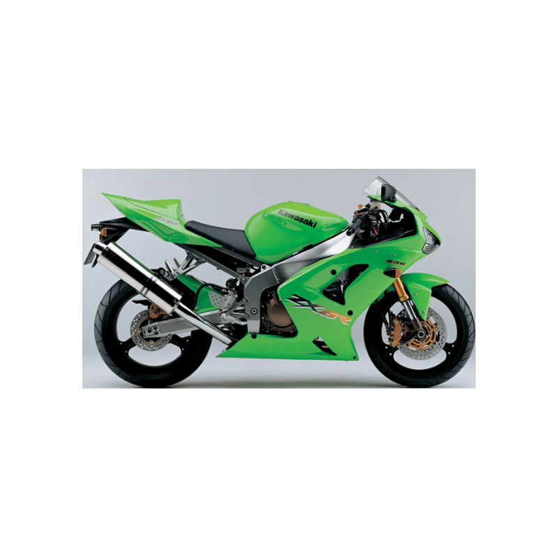STICKER SET KAWASAKI ZX-6R YEAR 2000 GREEN