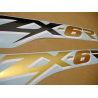 STICKER SET KAWASAKI ZX-6R AÑO 2003 ROJO
