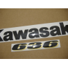 STICKER SET KAWASAKI ZX-6R YEAR 2000 ROJO