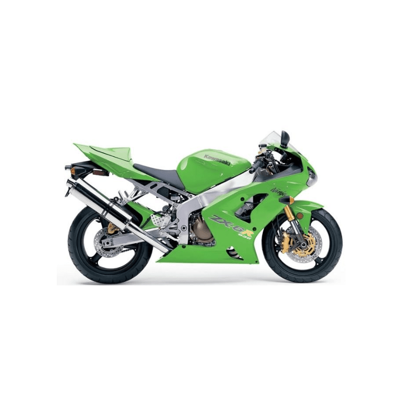 STICKER SET KAWASAKI ZX-6R YEAR 2004 VERDE
