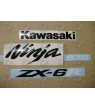 STICKER SET KAWASAKI ZX-6R YEAR 2005 GREEN