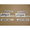 STICKER SET KAWASAKI ZX-6R YEAR 2006 BLUE