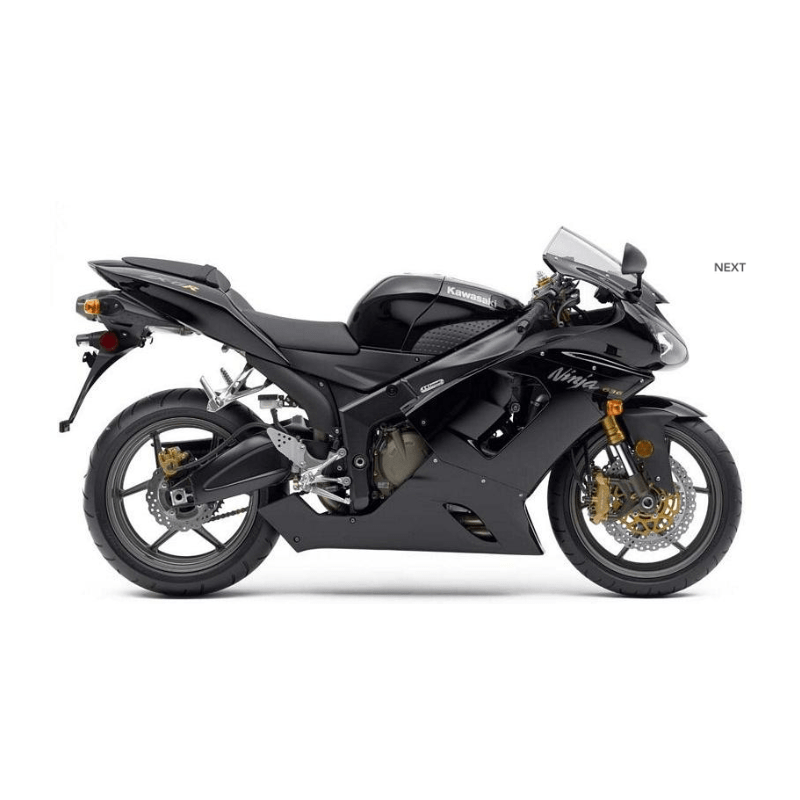 STICKER SET KAWASAKI ZX-6R YEAR 2006 BLUE