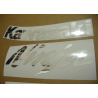 STICKER SET KAWASAKI ZX-6R AÑO 2007 NEGRO