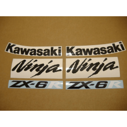 STICKER SET KAWASAKI ZX-6R YEAR 2007 ORANGE
