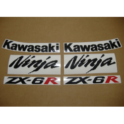 STICKER SET KAWASAKI ZX-6R YEAR 2008 YELLOW