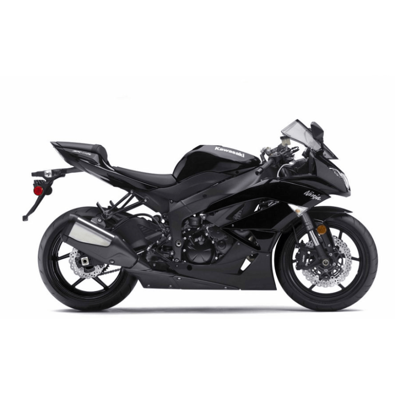 STICKER SET KAWASAKI ZX-6R YEAR 2009 BLACK