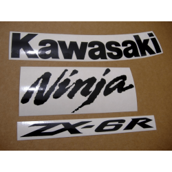 STICKER SET KAWASAKI ZX-6R YEAR 2010 RED