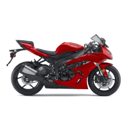 赤 あか 赤柴 Kawasaki ZX-6R 636 Ninja 2003 decals set (full kit