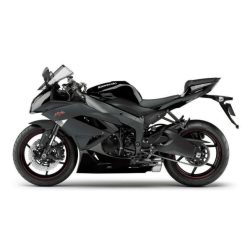 STICKER SET KAWASAKI ZX-6R AÑO 2011 NEGRO
