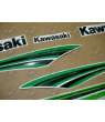 STICKER SET KAWASAKI ZX-6R YEAR 2011 GREEN