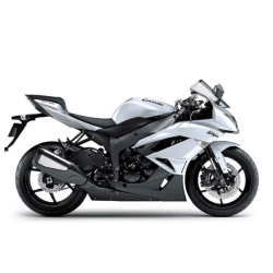 STICKER SET KAWASAKI ZX-6R AÑO 2011 BLANCO