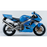 ADHESIVOS KIT KAWASAKI ZX-9R 2003 AZUL PLATA