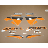 ADHESIVOS KIT KAWASAKI ZX-9R 2003 PLATA NARANJA