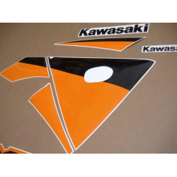 ADHESIVOS KIT KAWASAKI ZX-9R 2003 PLATA NARANJA