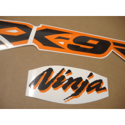 ADHESIVOS KIT KAWASAKI ZX-9R 2003 PLATA NARANJA