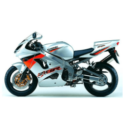 STICKERS KIT KAWASAKI ZX-7R 2003 SILVER ORANGE