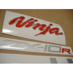 STICKERS KIT KAWASAKI ZX-10R YEAR  2011 BLACK