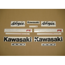 STICKERS KIT KAWASAKI ZX-10R YEAR 2002  ABS BLACK