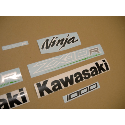 STICKERS KIT KAWASAKI ZX-10R YEAR  2012 ABS GREEN