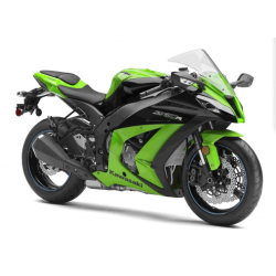 STICKERS KIT KAWASAKI ZX-10R YEAR  2012 ABS GREEN