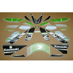 STICKERS KIT KAWASAKI ZX-10R YEAR 2016 GREEN BLACK