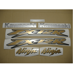 STICKERS KIT KAWASAKI ZX-12R YEAR 2005 BLACK
