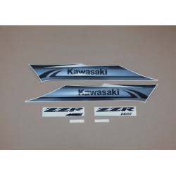 STICKERS KIT KAWASAKI ZZR1400 YEAR 2010 BLACK GREY