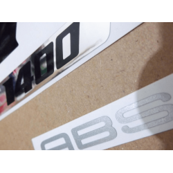 ADHESIVOS KIT KAWASAKI ZZR1400 AÑO 2010 NEGRO GRIS