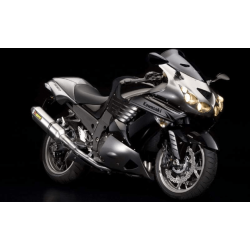 STICKERS KIT KAWASAKI ZZR1400 YEAR 2010 BLACK GREY