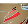 STICKERS KIT KAWASAKI 250R NINJA YEAR 2007 BLACK RED