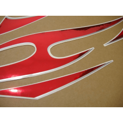 STICKERS KIT KAWASAKI 250R NINJA YEAR 2007 BLACK RED