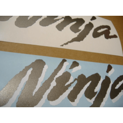 ADHESIVOS KIT KAWASAKI 250R NINJA AÑO 2007 NEGRO ROJO