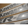 STICKERS KIT KAWASAKI ER-6F YEAR 2008 BLACK