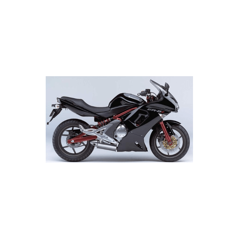 STICKERS KIT KAWASAKI ER-6F YEAR 2008 BLACK
