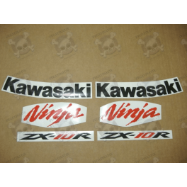 Stickers decals KAWASAKI ZX10R YEAR 2008