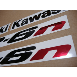 STICKERS KIT KAWASAKI ER-6N YEAR 2007 SILVER