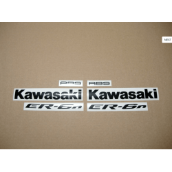 ASESIVI KIT KAWASAKI ER-6F YEAR 2009 SILVER