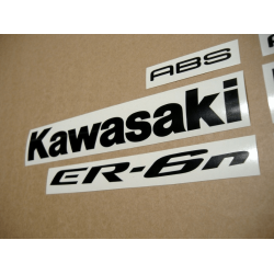 AUTOCOLLANT KIT KAWASAKI ER-6N YEAR 2009 SILVER