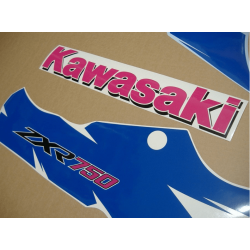 AUTOCOLLANT KIT KAWASAKI ZXR750 YEAR 1994 GREEN WHITE