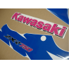 AUFKLEBER KIT KAWASAKI ZXR750 YEAR 1994 GREEN WHITE