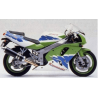 AUFKLEBER KIT KAWASAKI ZXR750 YEAR 1994 GREEN WHITE