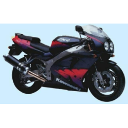 AUTOCOLLANT KIT KAWASAKI ZXR750 YEAR 1995 BLACK PINK PURPLE
