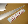 AUTOCOLLANT KIT KAWASAKI GPZ 500S YEAR 1996 BLUE SILVER
