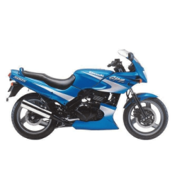 AUTOCOLLANT KIT KAWASAKI GPZ 500S YEAR 1996 BLUE SILVER
