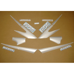 AUTOCOLLANT KIT KAWASAKI GPZ 500S YEAR 1999 RED SILVER