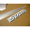 AUTOCOLLANT KIT KAWASAKI GPZ 500S YEAR 1999 RED SILVER