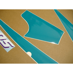 ADHESIVOS KIT KAWASAKI GPZ 500S AÑO STICKERS KIT KAWASAKI GPZ 500S YEAR 2000 BLACK GREEN