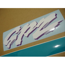 ADHESIVOS KIT KAWASAKI GPZ 500S AÑO STICKERS KIT KAWASAKI GPZ 500S YEAR 2000 BLACK GREEN